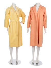Four Halston Long Jackets, 1970-1980s