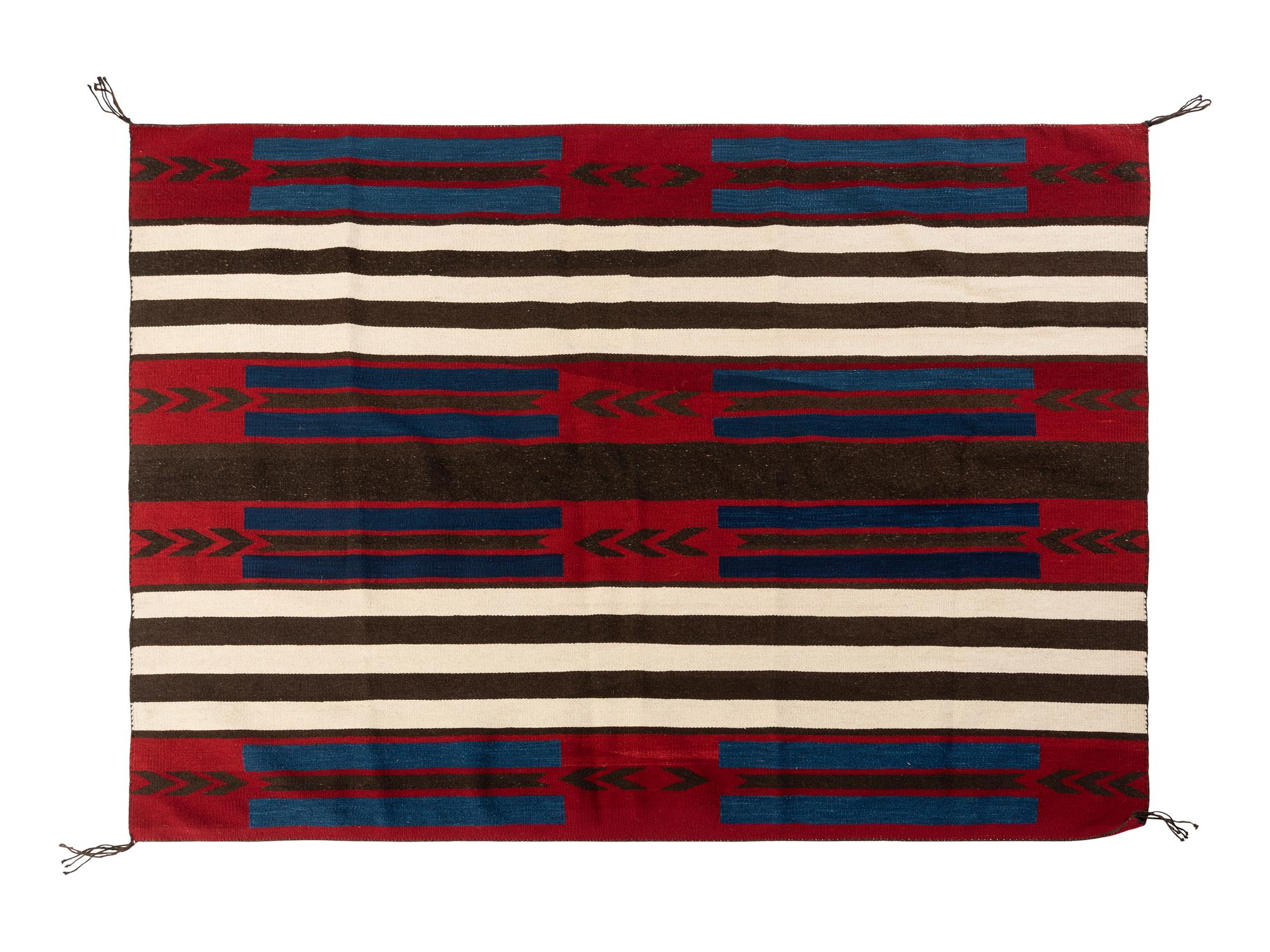 Navajo Third Phase Revival Chief's Blanket / Rug