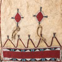 Apache Beaded Hide Saddle Bags