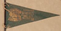 [WILD WEST SHOWS]. Trio of Buffalo Bill Wild West pennants. Ca early 20th century.