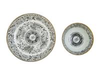 A Chinese Export Porcelain Teacup and Saucer