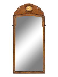 A Regency Style Parcel-Gilt Mahogany Mirror