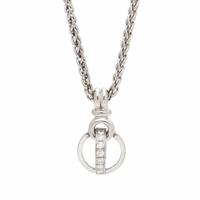 Garrard, Diamond and White Gold Pendant Necklace