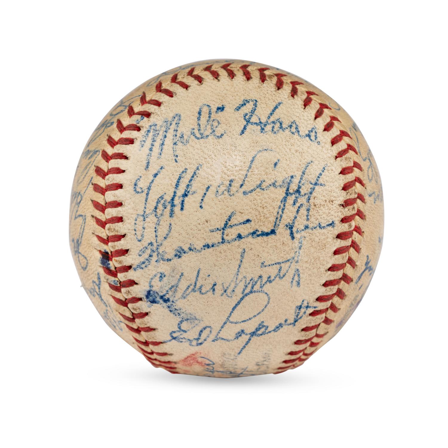 A 1946 Chicago White Sox Team Signed Autograph Baseball