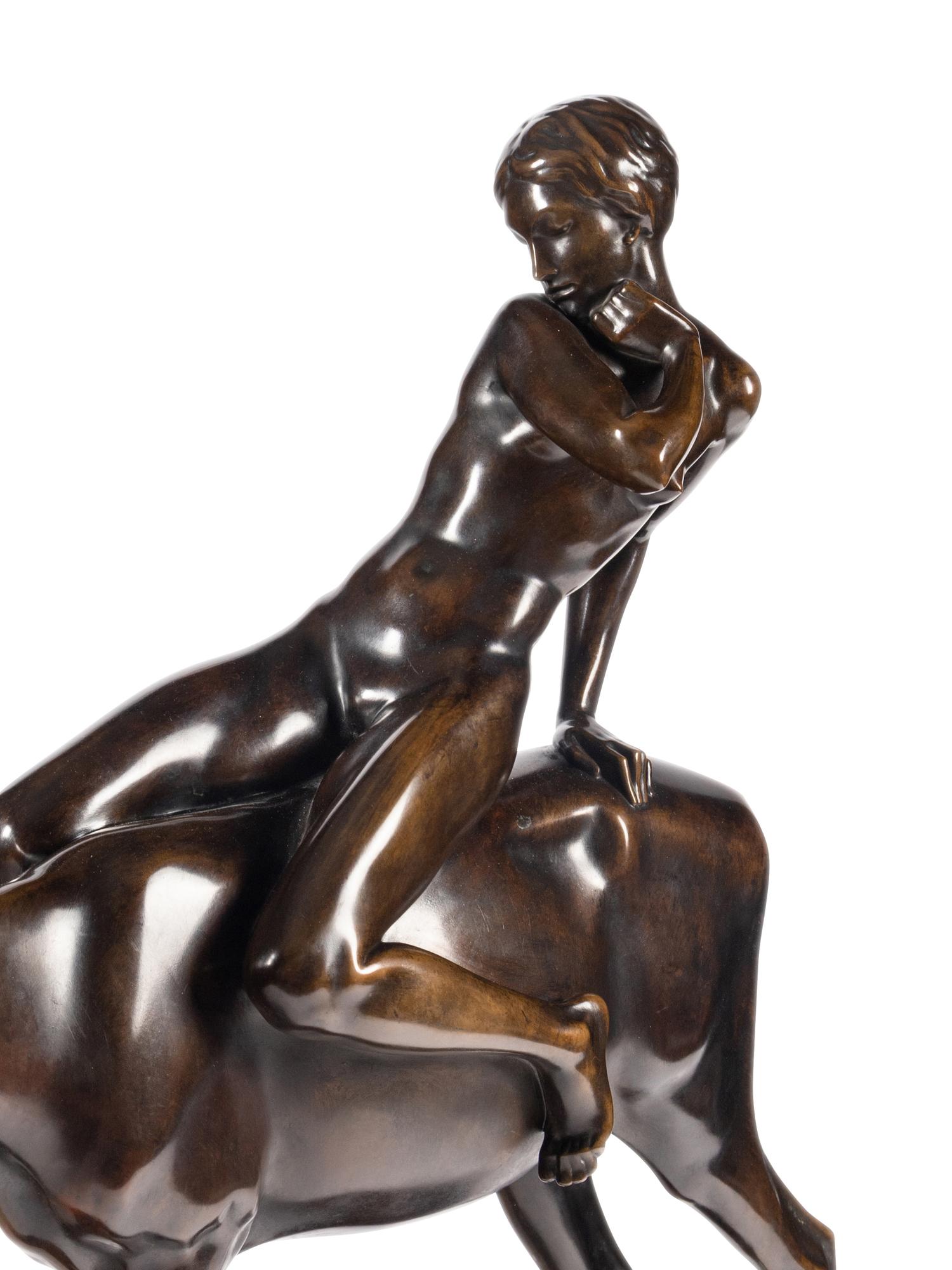 Figure with Deer