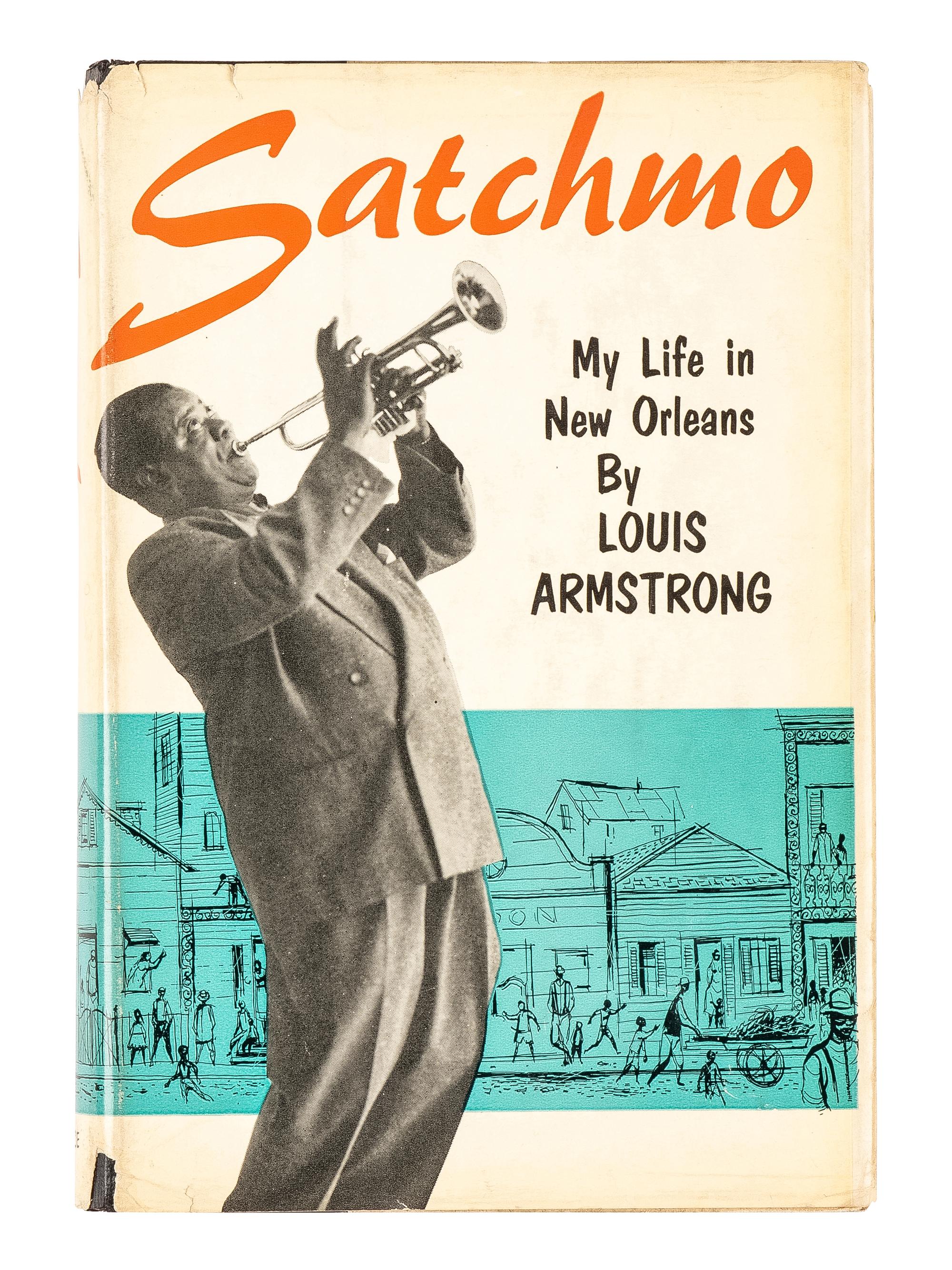 [AFRICAN AMERICANA]. ARMSTRONG, Louis (1901-1971). Satchmo: My Life in New Orleans . New York: Prentice-Hall, Inc., 1954.
