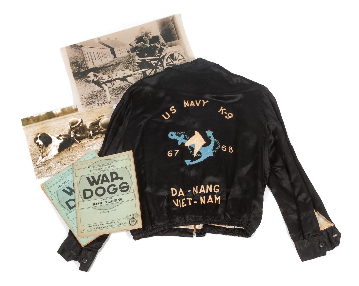 A Collection of Items related to Military Dogs of Various Breed