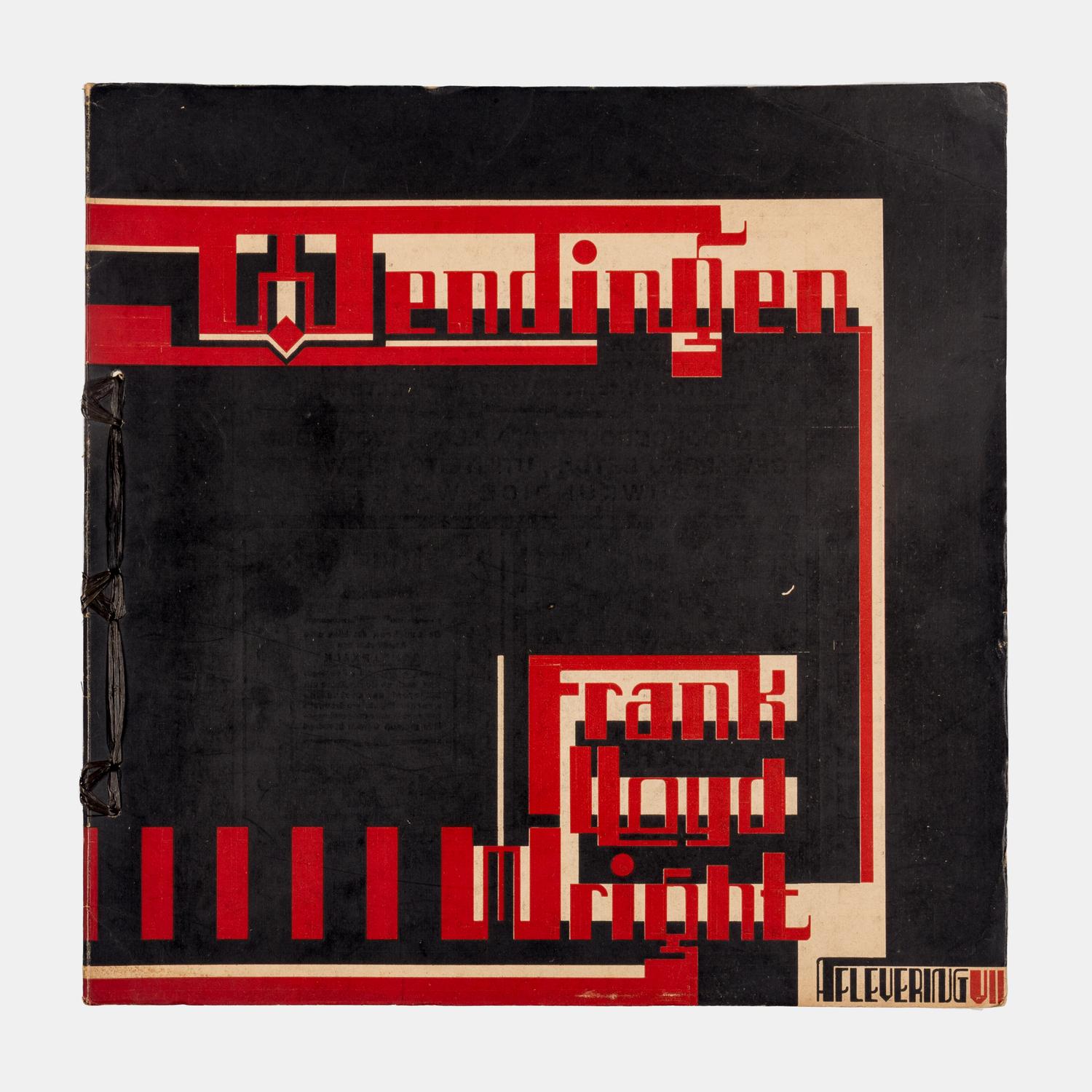 WRIGHT, Frank Lloyd (1869–1959). Wendingen: The Life–Work of the American Architect Frank Lloyd Wright . Series 7, nos. 3-9. Santpoort, Holland: C.A. Mees, 1925-1926.