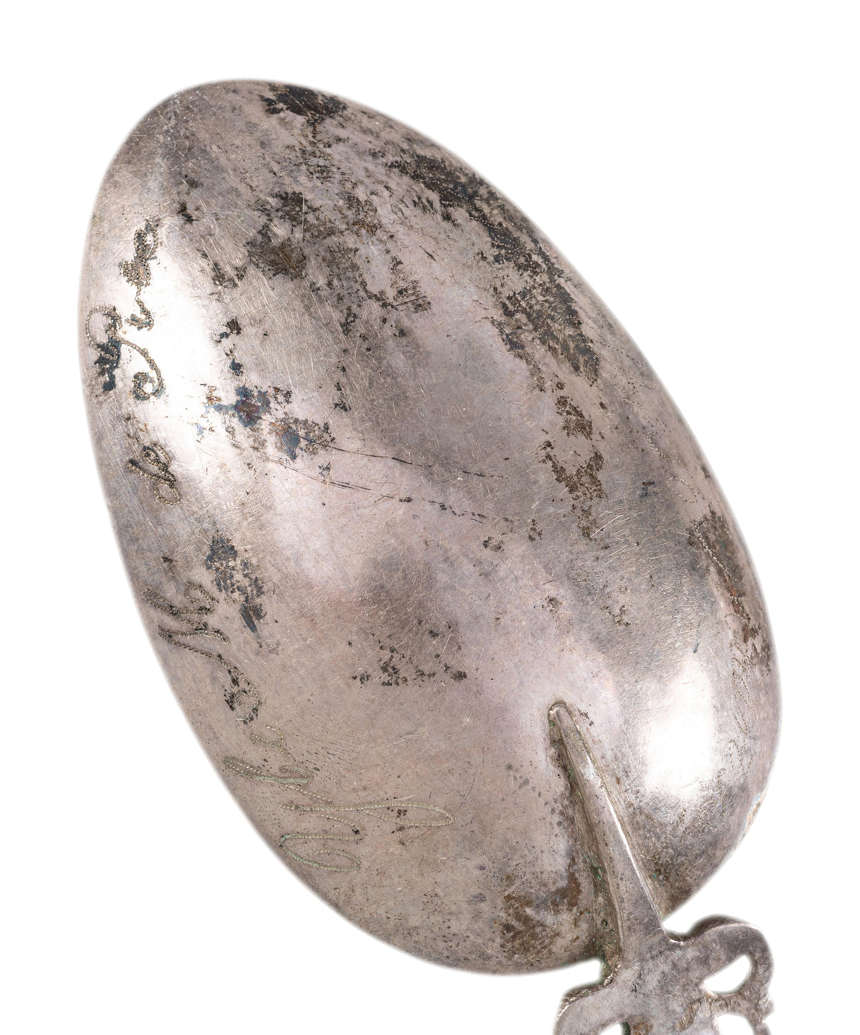 Twenty-Two Silver, Gilt and Enamel Souvenir and Serving Spoons and a Fork