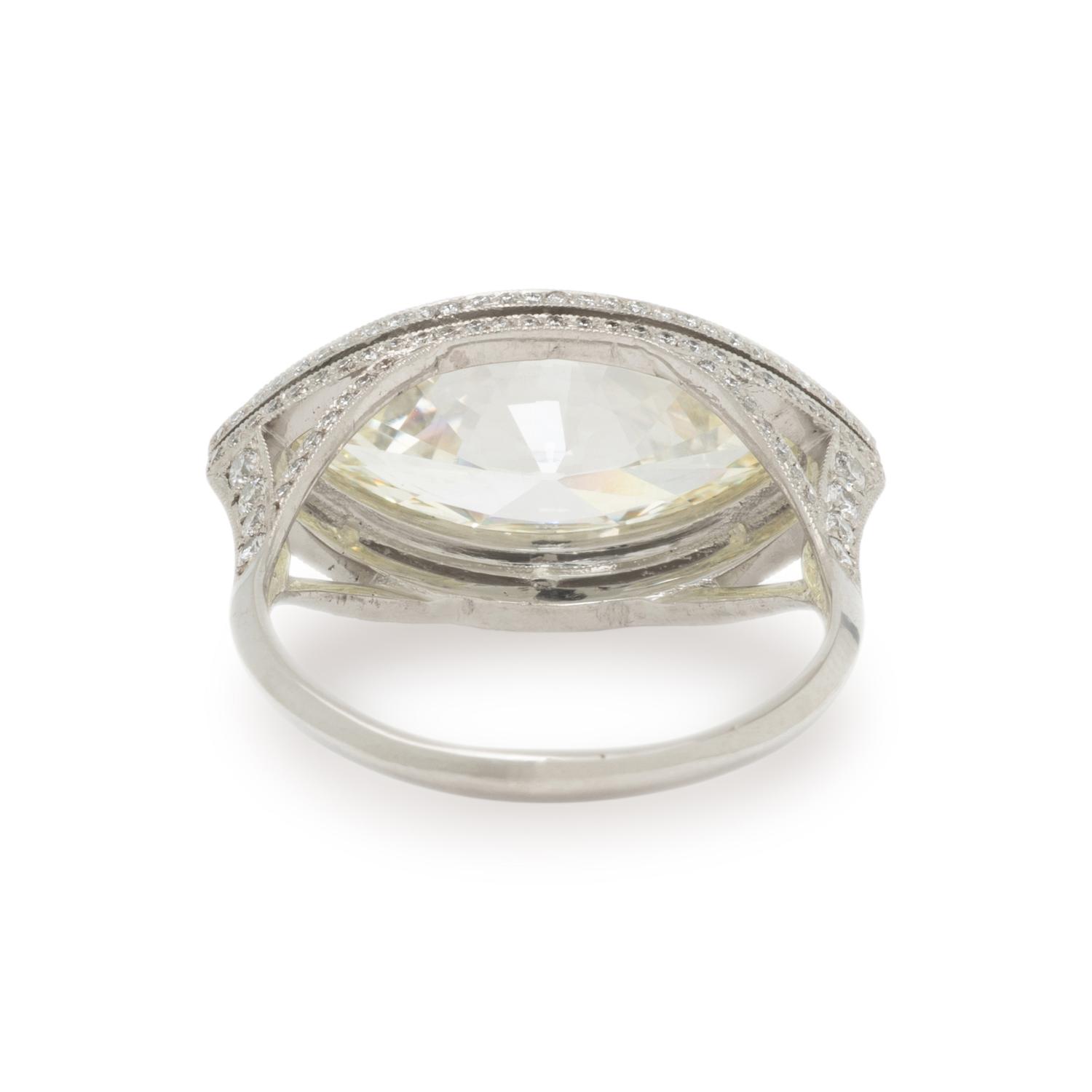DIAMOND AND PLATINUM RING