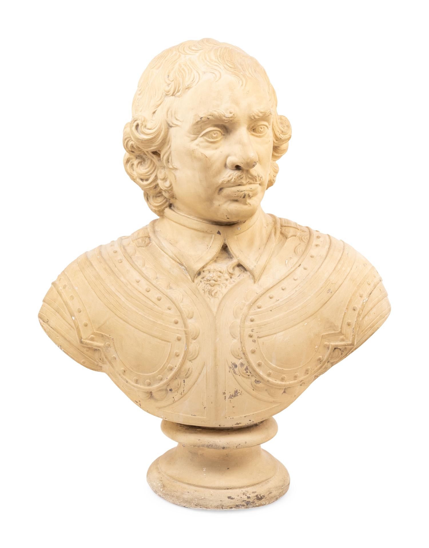 Three Plaster Busts