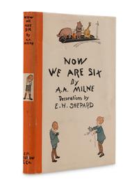 MILNE, A.A. (1882-1956). Now We Are Six . Ernest H. Shepard, decorations. New York: E.P. Dutton, 1927.