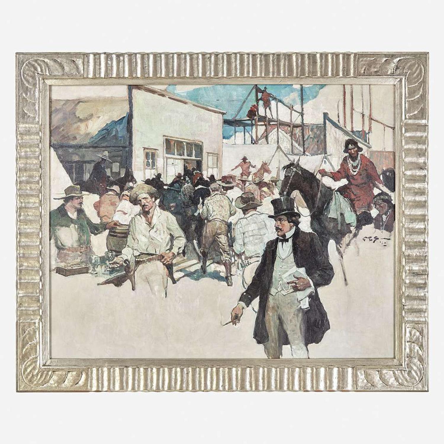 Frank Earle Schoonover (American, 1877–1972) No Longer Was Guthrie a City of Tents