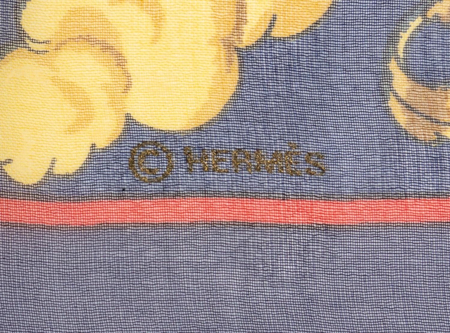 Six Hermès 16in Silk Handkerchiefs