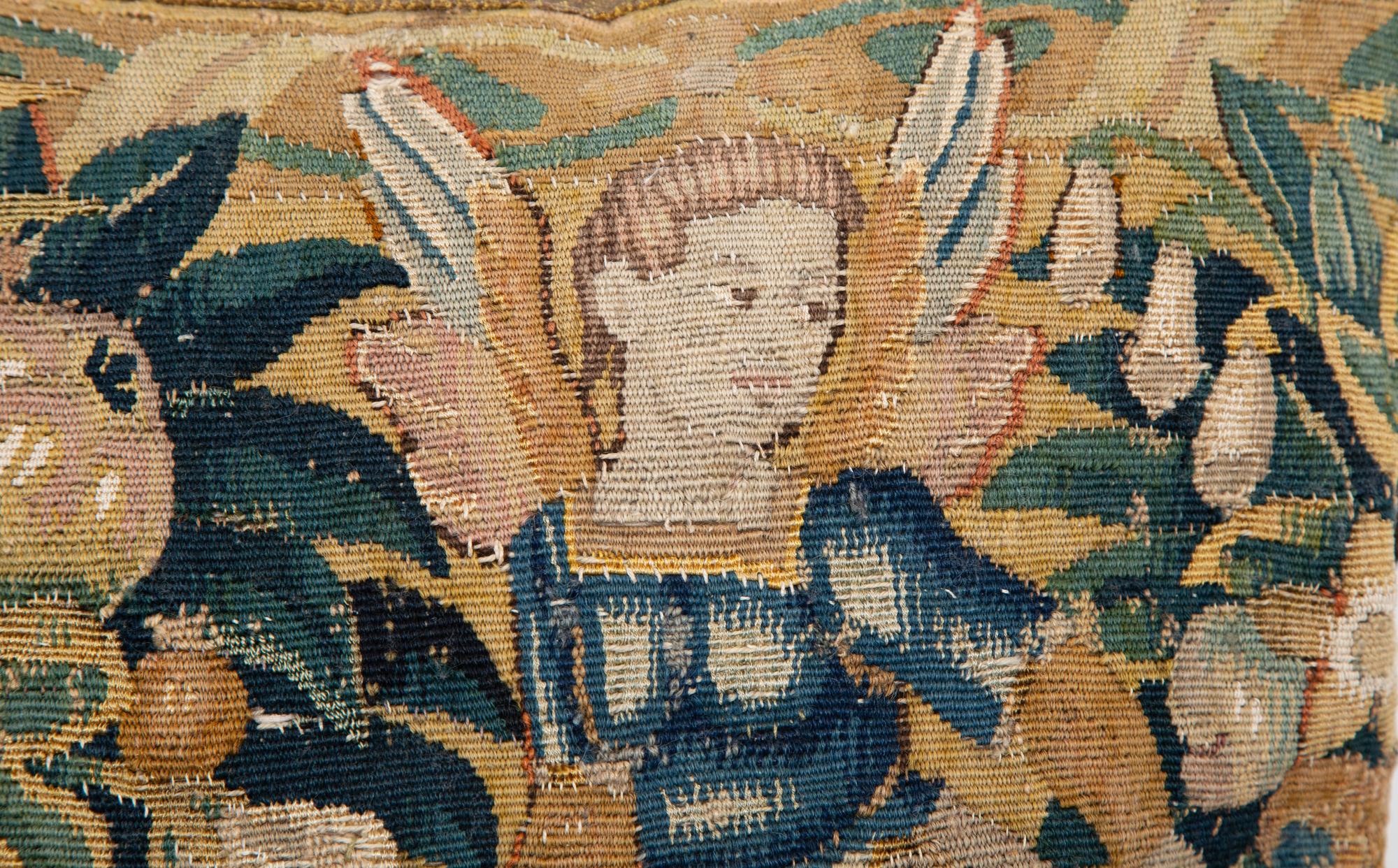 Three Continental Tapestry Pillows