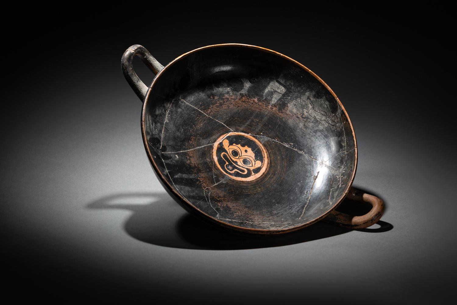 An Attic Black-Figured Eye Cup