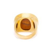 YELLOW GOLD AND INTAGLIO RING