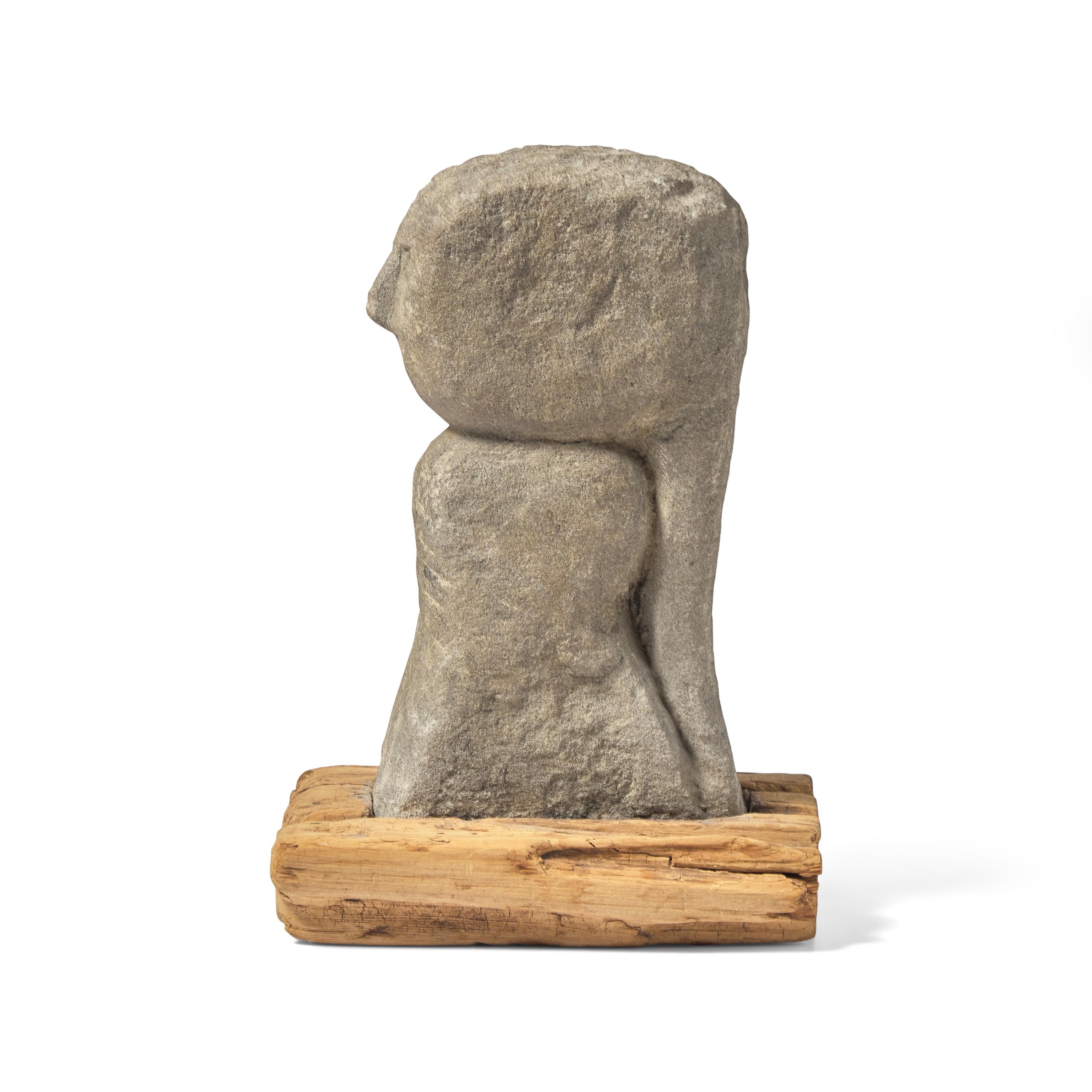 William Edmondson (1874-1951) — Gi rl With Braided Hair