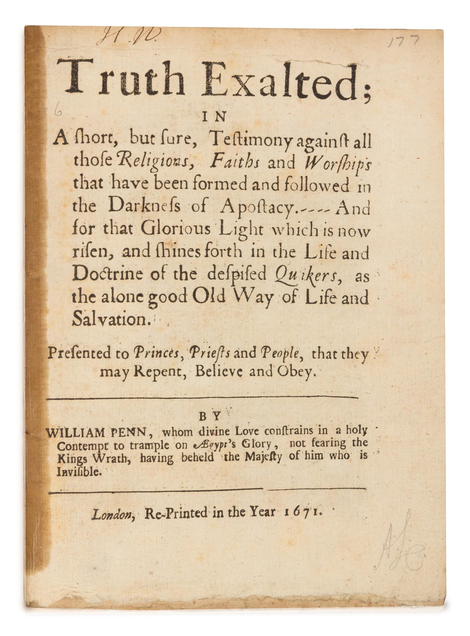 PENN, William (1644-1718)