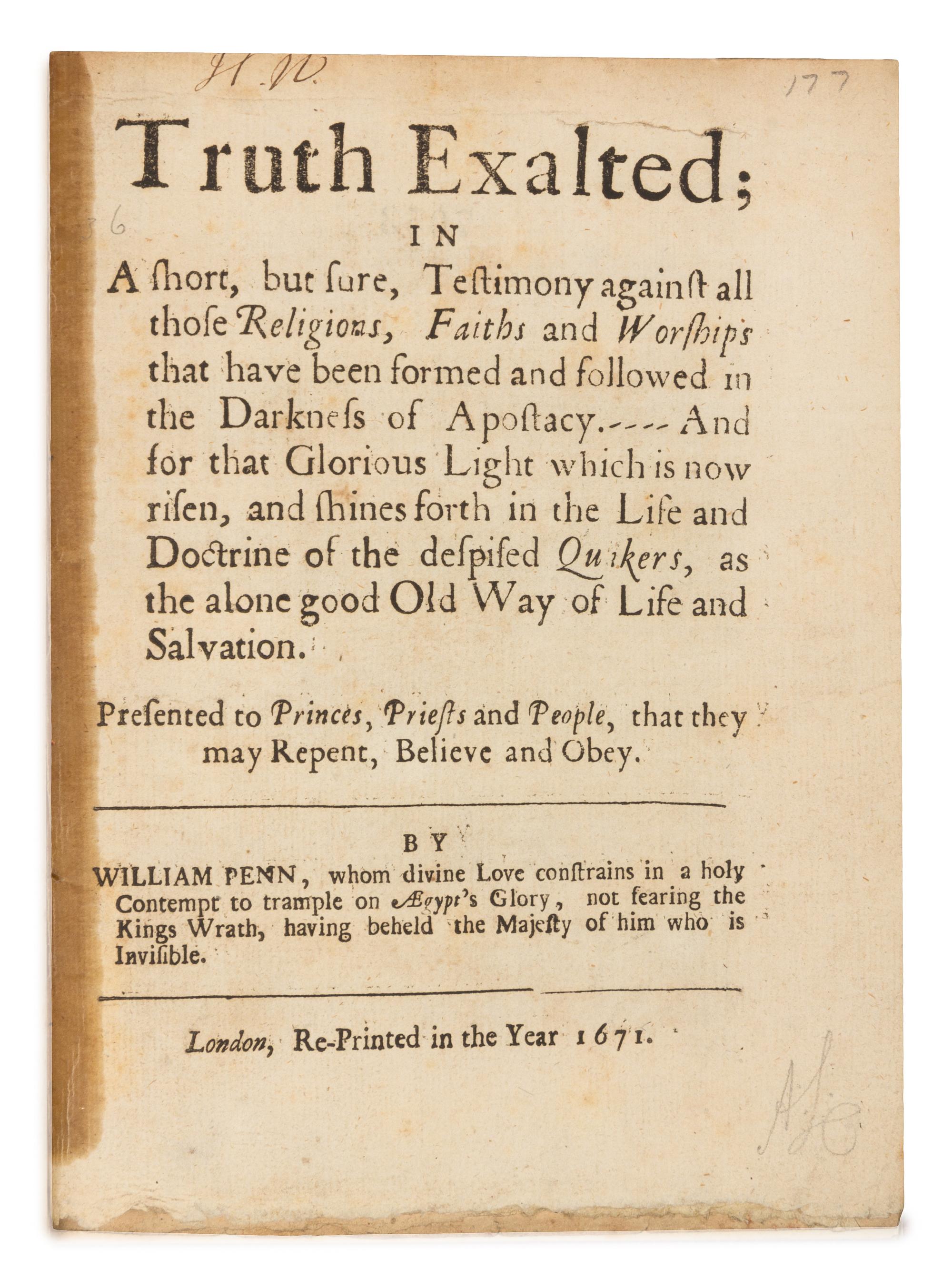 PENN, William (1644-1718)