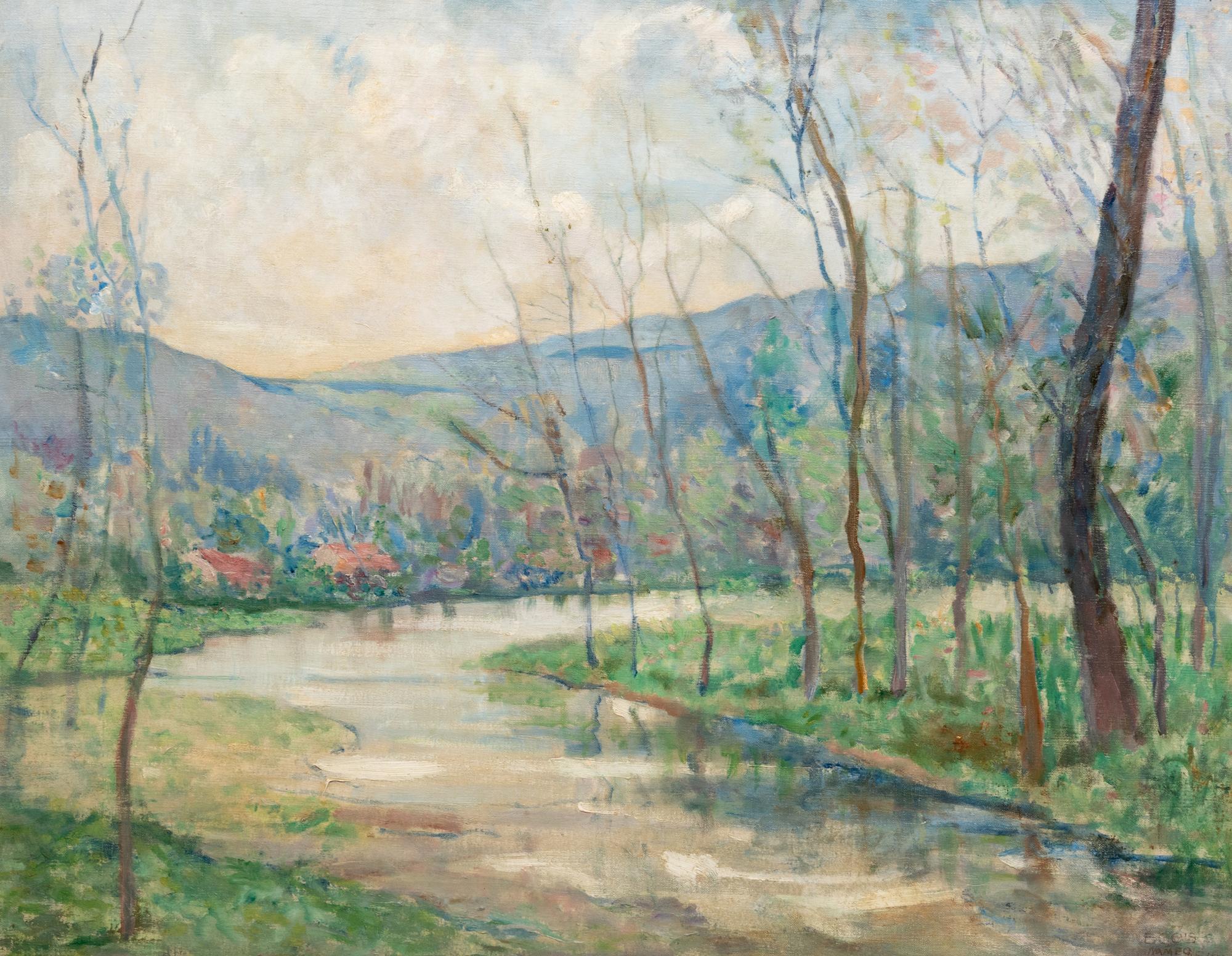River Scene in Holland, 1902