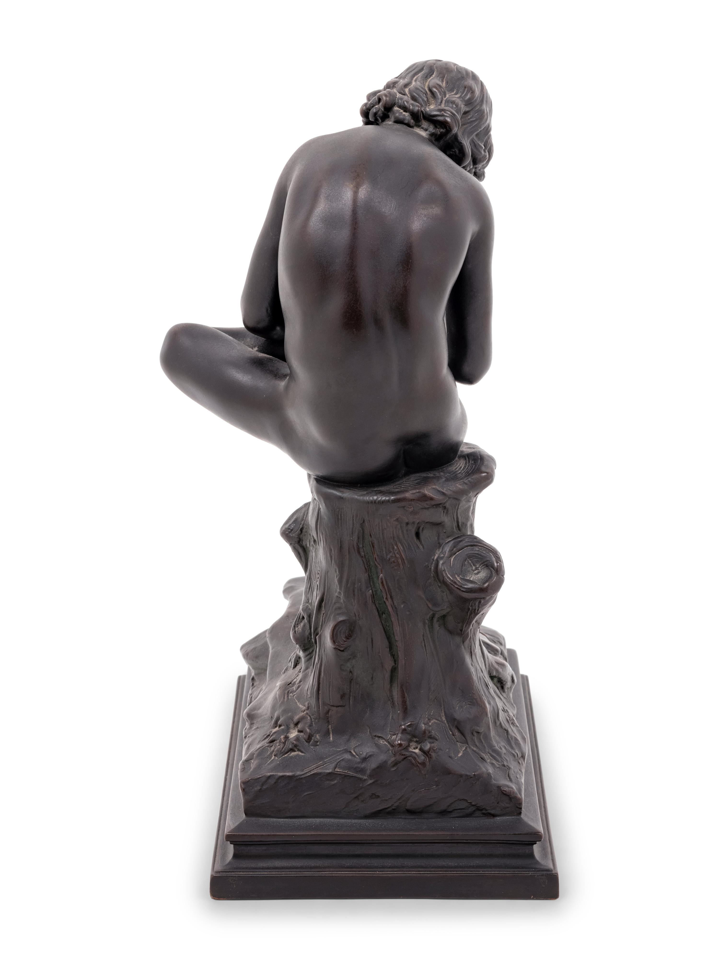 A Grand Tour Bronze Model of the Spinario