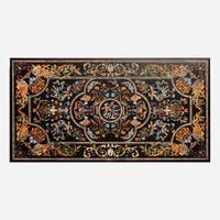 A large pietra dura marble table top Modern, after the 16th-century original in the Palatine Gallery, Florence, Italy