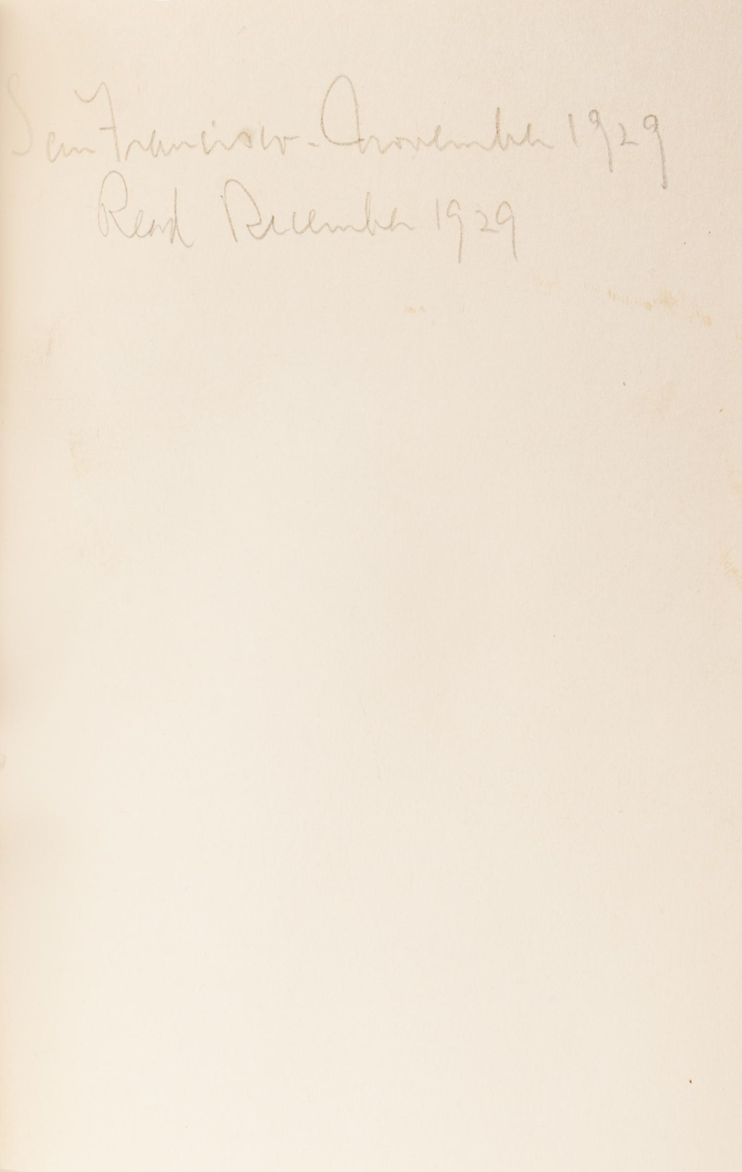 HEMINGWAY, ERNEST. A Farewell to Arms. New York, 1929. First edition, first issue, first issue dust jacket.