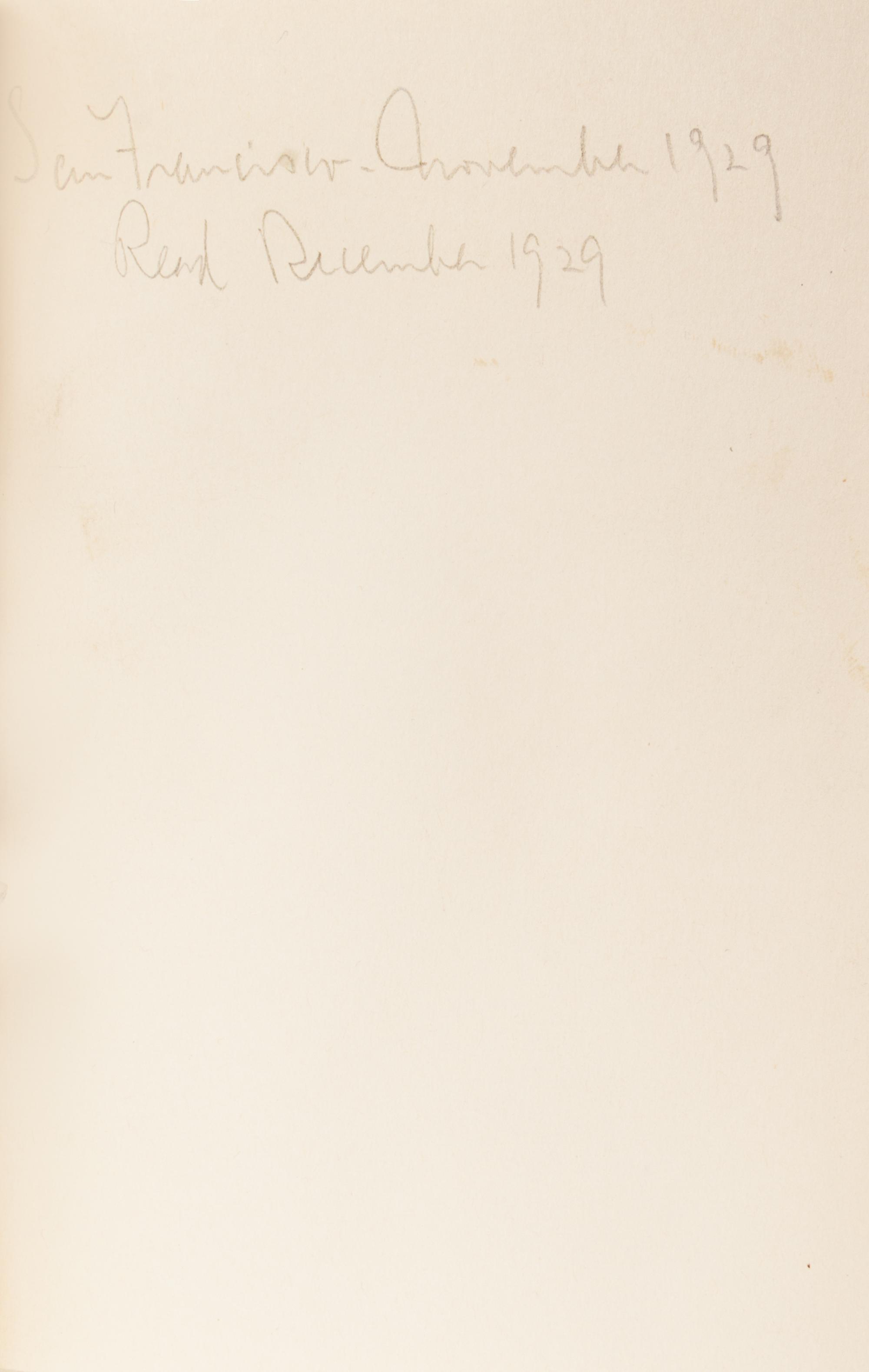 HEMINGWAY, ERNEST. A Farewell to Arms. New York, 1929. First edition, first issue, first issue dust jacket.