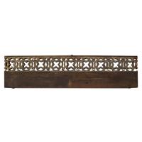 A Frank Lloyd Wright Designed Fretwork Panel from the Heller House 38" W x 2" D x 9.5" H, — United States, 1897