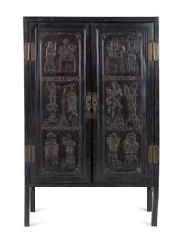 A Chinese Mixwood Cabinet