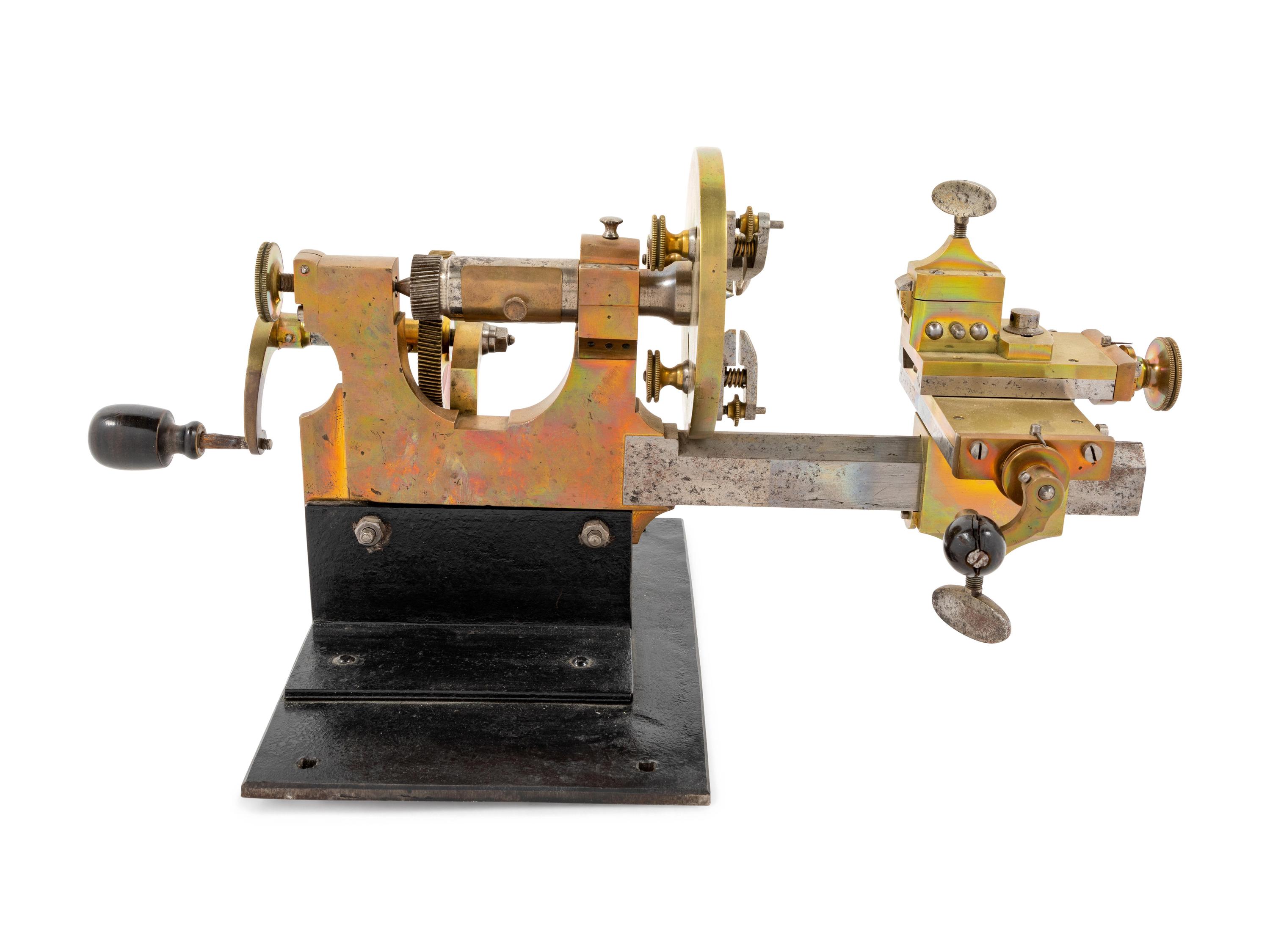 A Brass and Steel Watch Maker's Mandrel — Late 19th/Early 20th Century