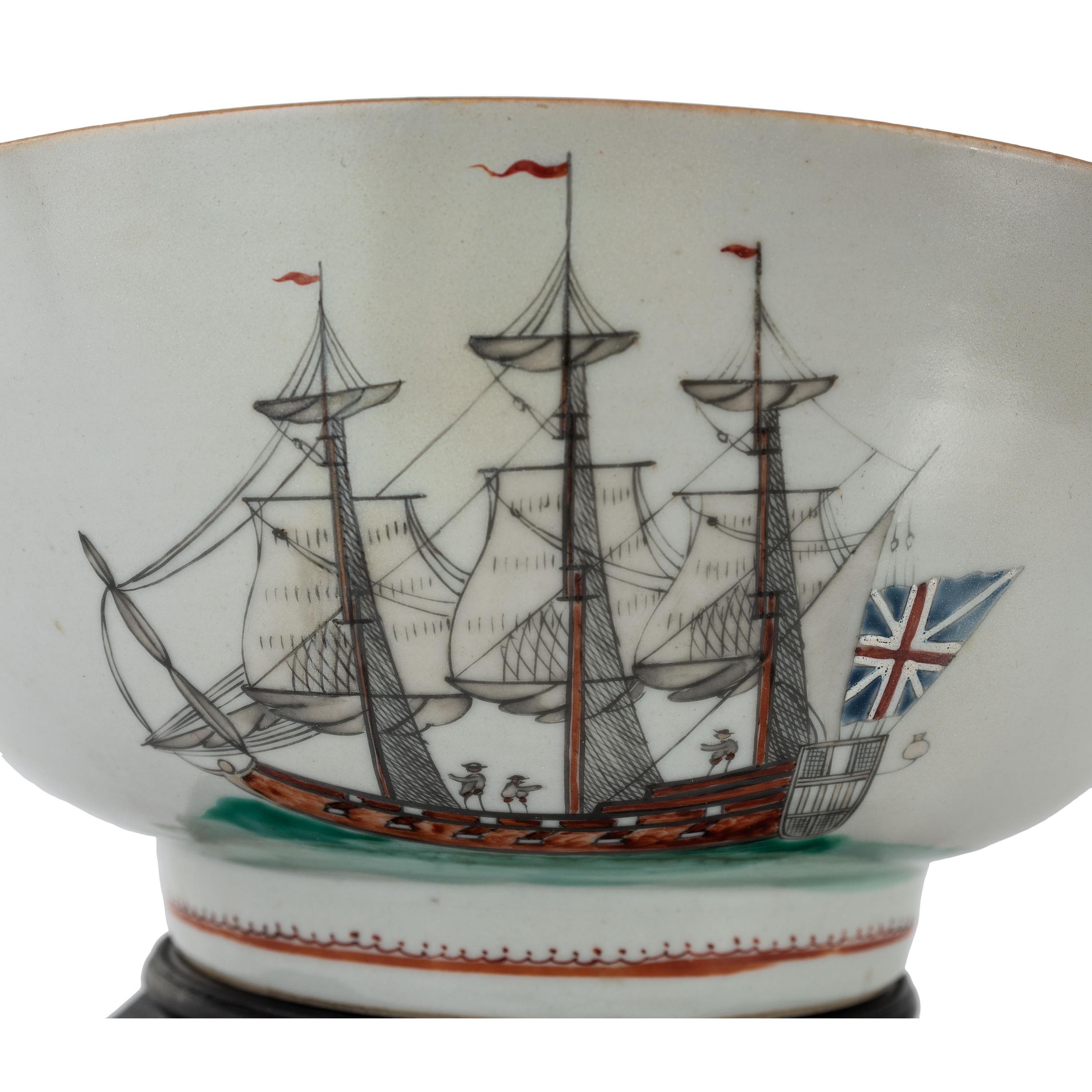 A Chinese Export Porcelain Center Bowl
