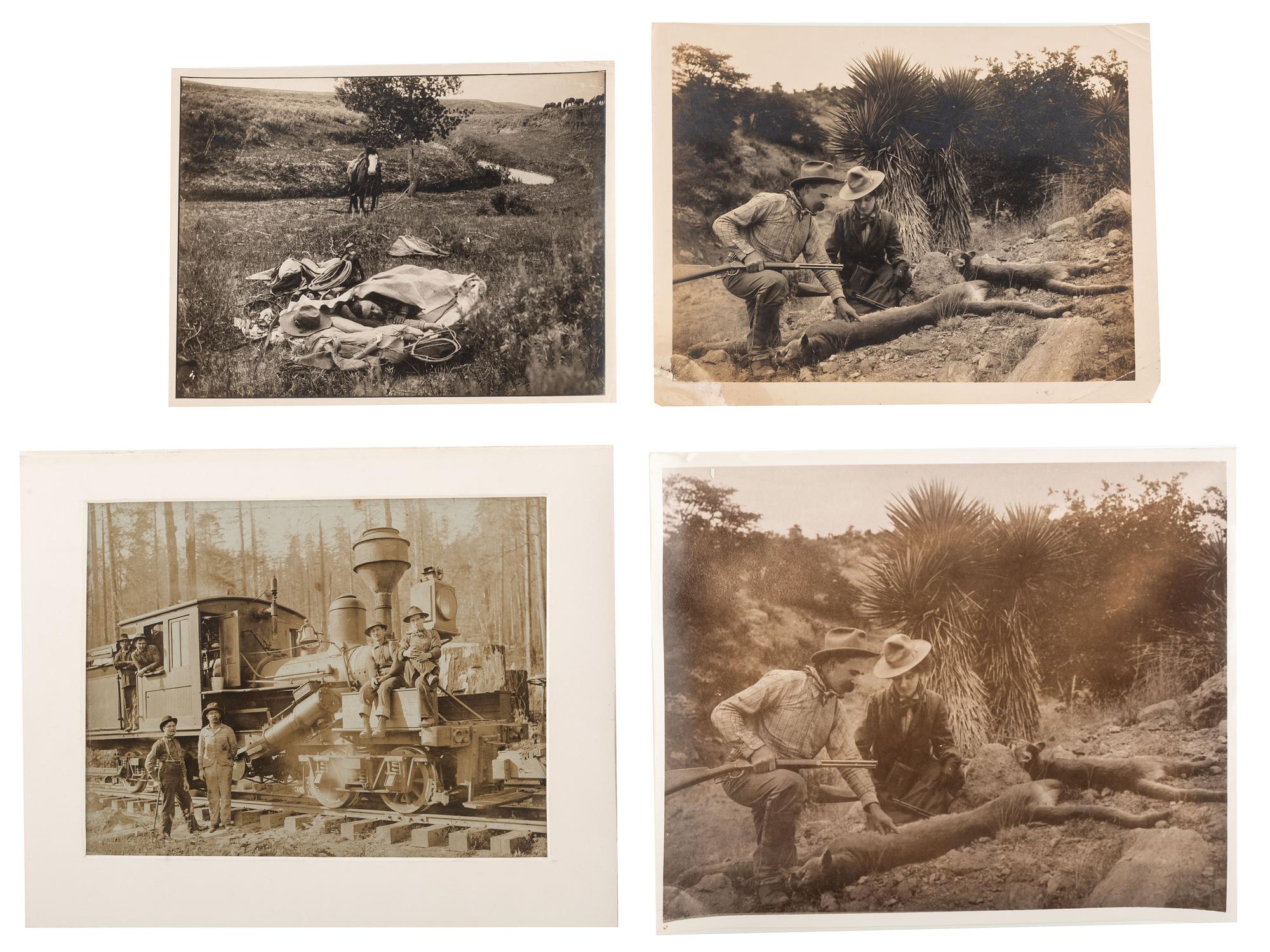 [WESTERN AMERICANA]. A group of western etchings, prints and photographs, and an 1890 manuscript letter detailing the incredible natural beauty of Wagon Wheel Gap, Colorado.