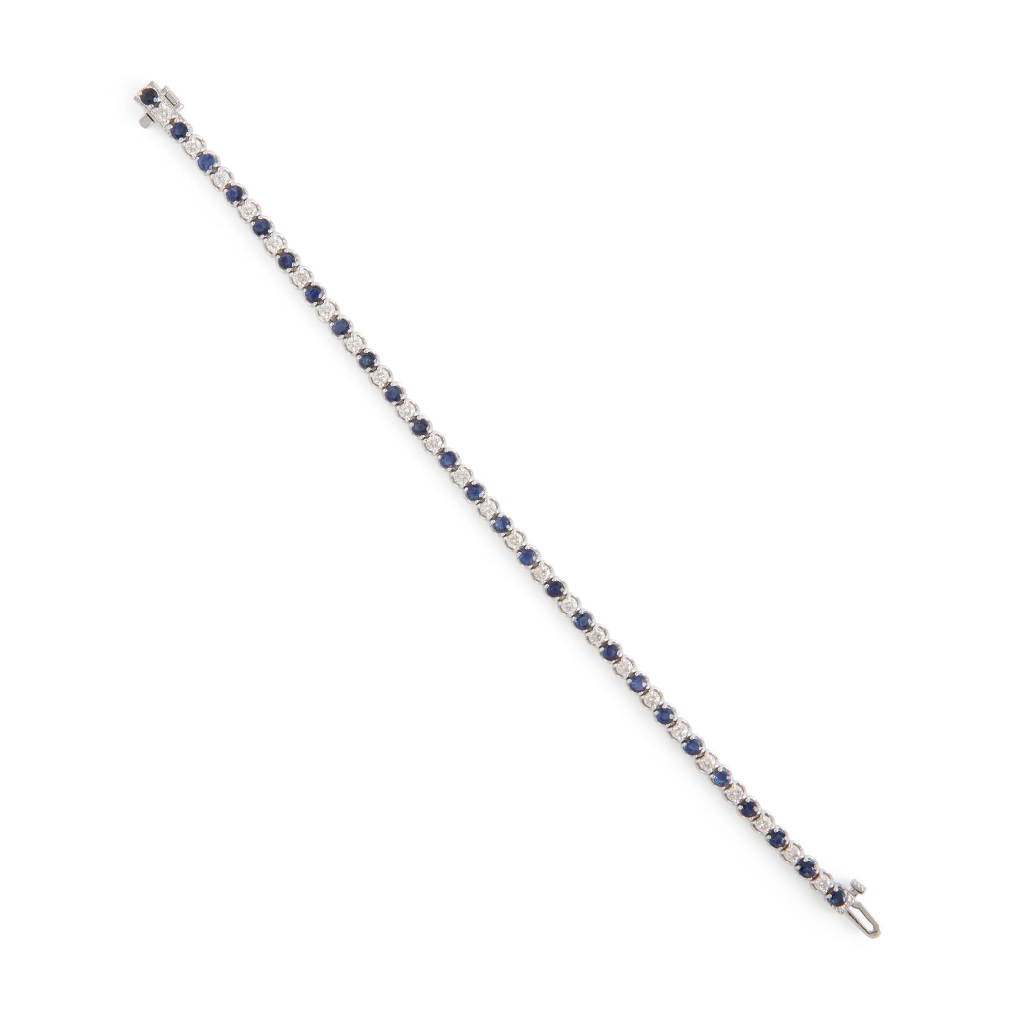 Sapphire and Diamond Bracelet