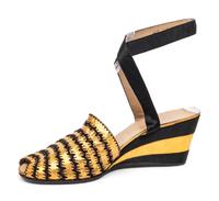 Salvatore Ferragamo, Gold Wedge Evening Sandals, 1940's