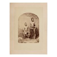William Henry Jackson (American, 1843-1942) — Armed Pawnee Warriors