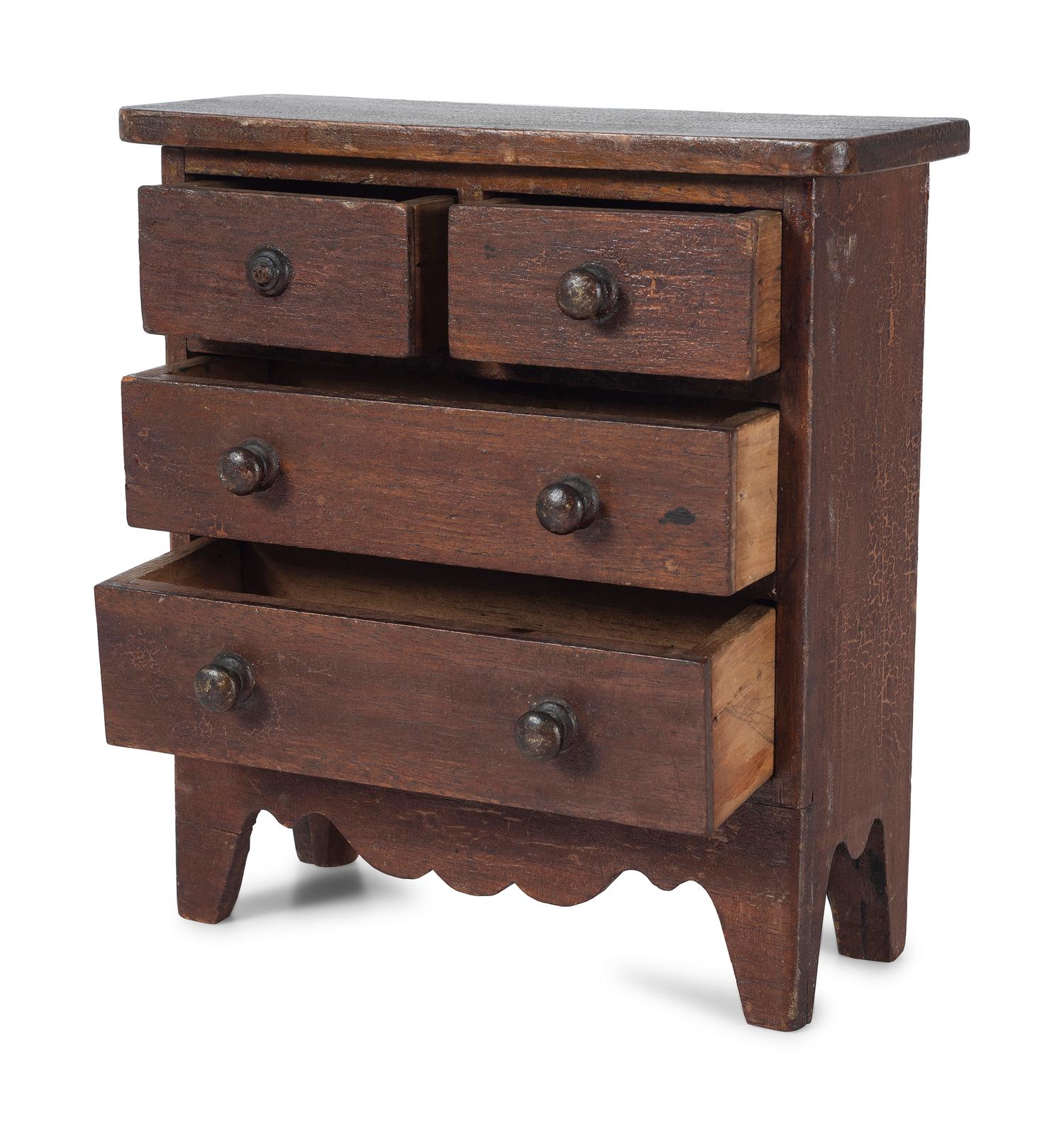 Five Pieces of Miniature Furniture