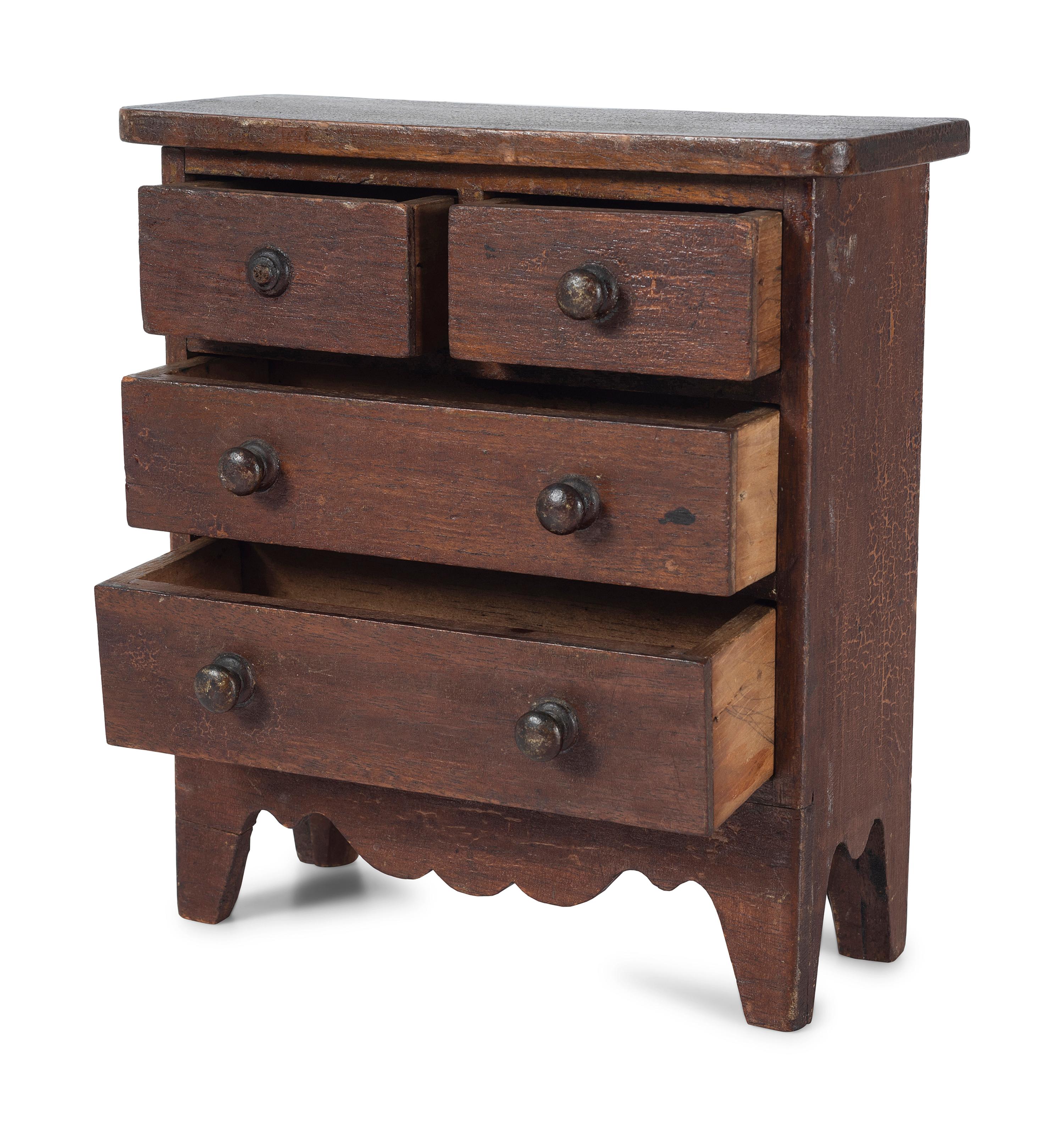 Five Pieces of Miniature Furniture