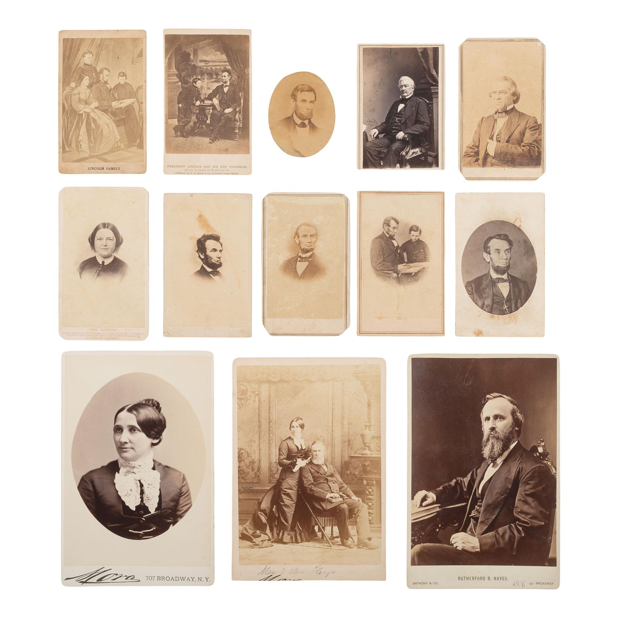 [Presidential] Group of 13 Photographs of Presidents