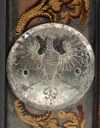 A Baroque Verre Eglomise Mirror