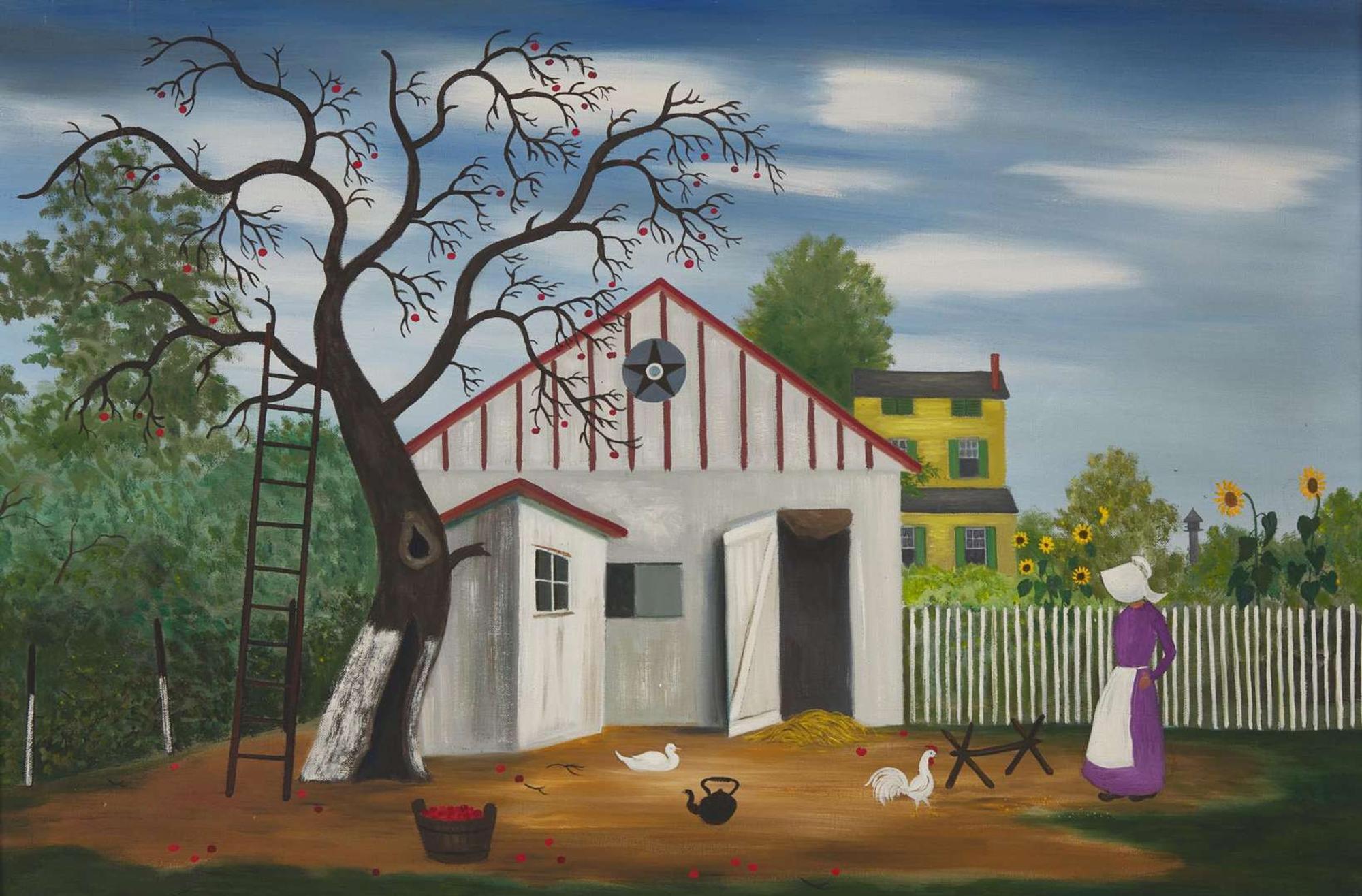 David Y. Ellinger (1913-2003), Apple Picking Time