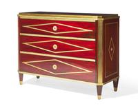 A Neoclassical brass- mounted and inlaid mahogany commode, Baltic Region, circa 1800