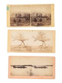 [CIVIL WAR]. 21 assorted Civil War stereoviews published by Alexander GARDNER. 1862-1865.