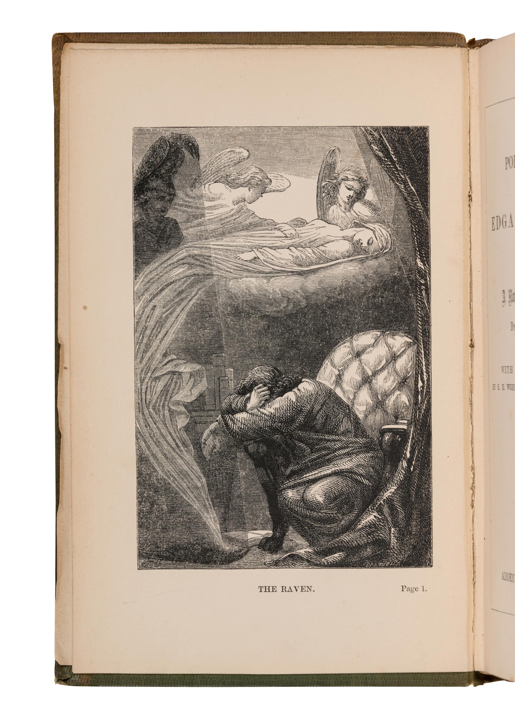 POE, Edgar Allan (1809-1849). A group of 4 works by and about Edgar Allan Poe, including: