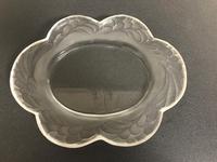 A Lalique Molded Glass Tray