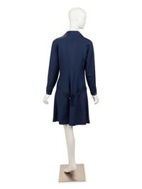 Chanel Blue Silk Dress, 1990s