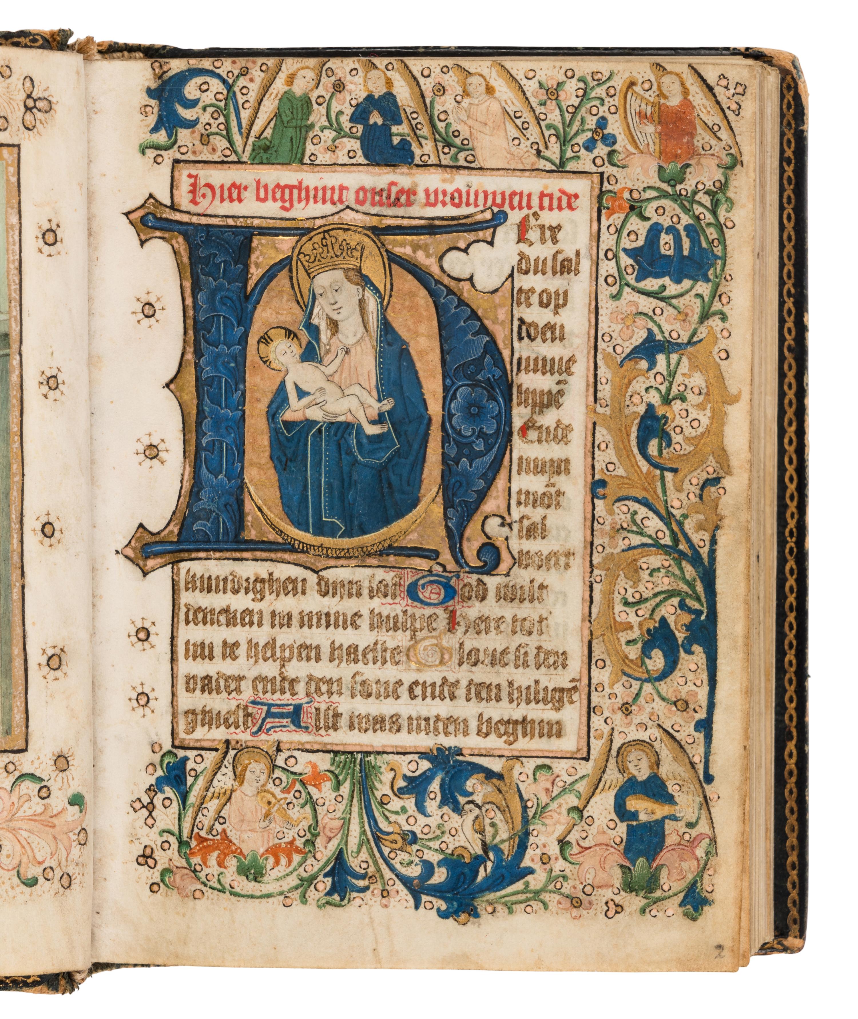 MASTERS OF THE ZWOLLE BIBLE (active Eastern Netherlands, Zwolle, c. 1470-1490) The Hours of Thomas Joffe, use of Geert Grote, in Dutch, illuminated manuscript on parchment [Eastern Netherlands, Zwolle, c. 1470-1480]