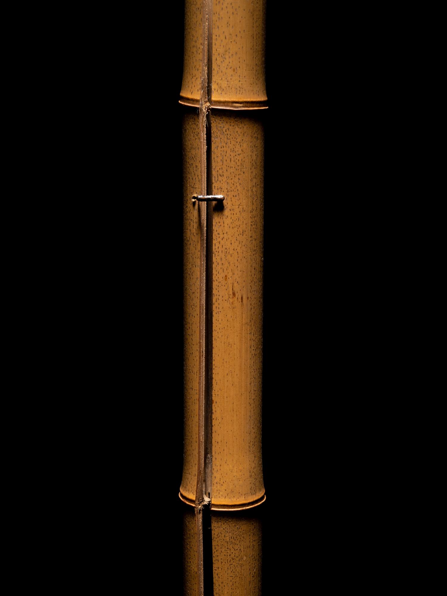 A Japanese Bamboo Flower Pot