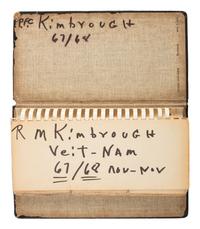 [VIETNAM] 64 photos assembled by PFC R.M. Kimbrough, incl. images of Black soldiers in the field.